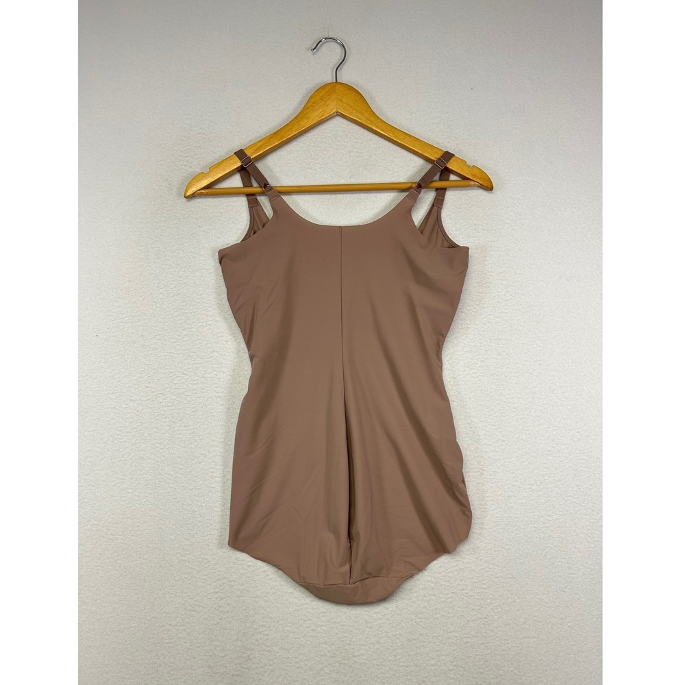 Minimalist‎ Inspirations Maidenform Womens M Brown Low Back Shapewear Bodysuit